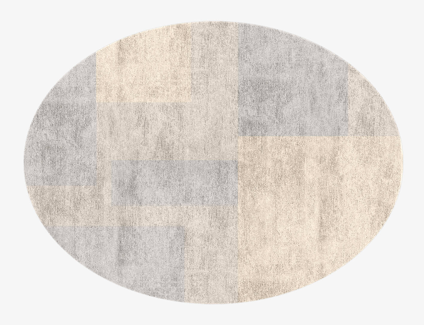Irusu  Oval Hand Knotted Bamboo Silk Custom Rug by Rug Artisan