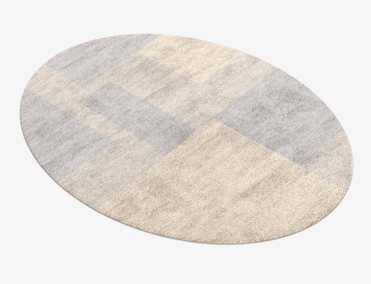Irusu  Oval Hand Knotted Bamboo Silk Custom Rug by Rug Artisan