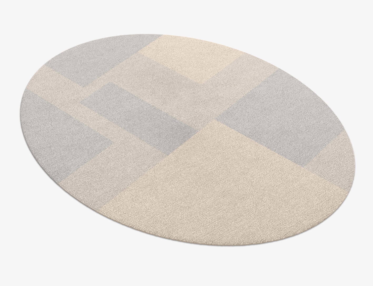 Irusu  Oval Hand Knotted Tibetan Wool Custom Rug by Rug Artisan