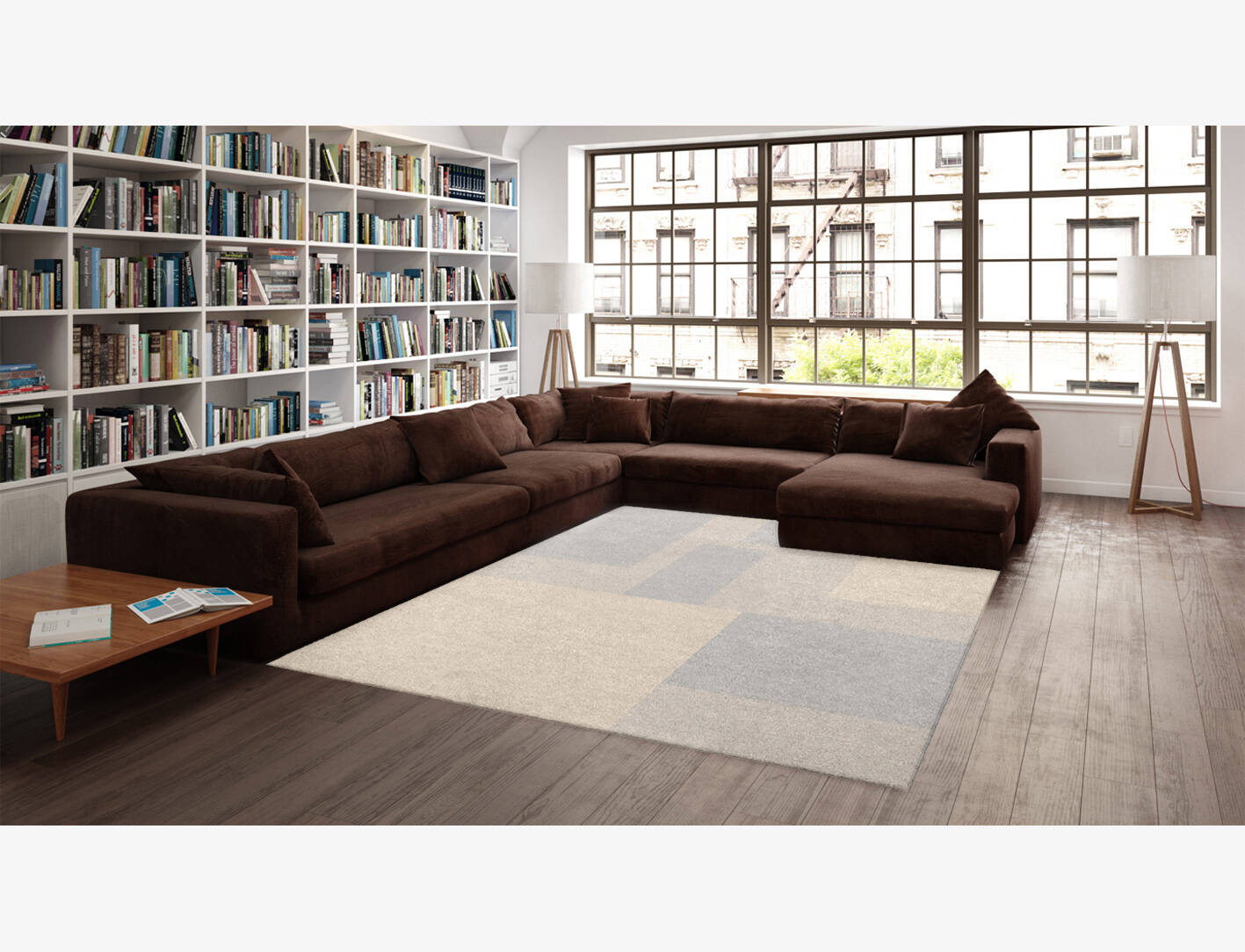 Irusu  Rectangle Hand Knotted Tibetan Wool Custom Rug by Rug Artisan