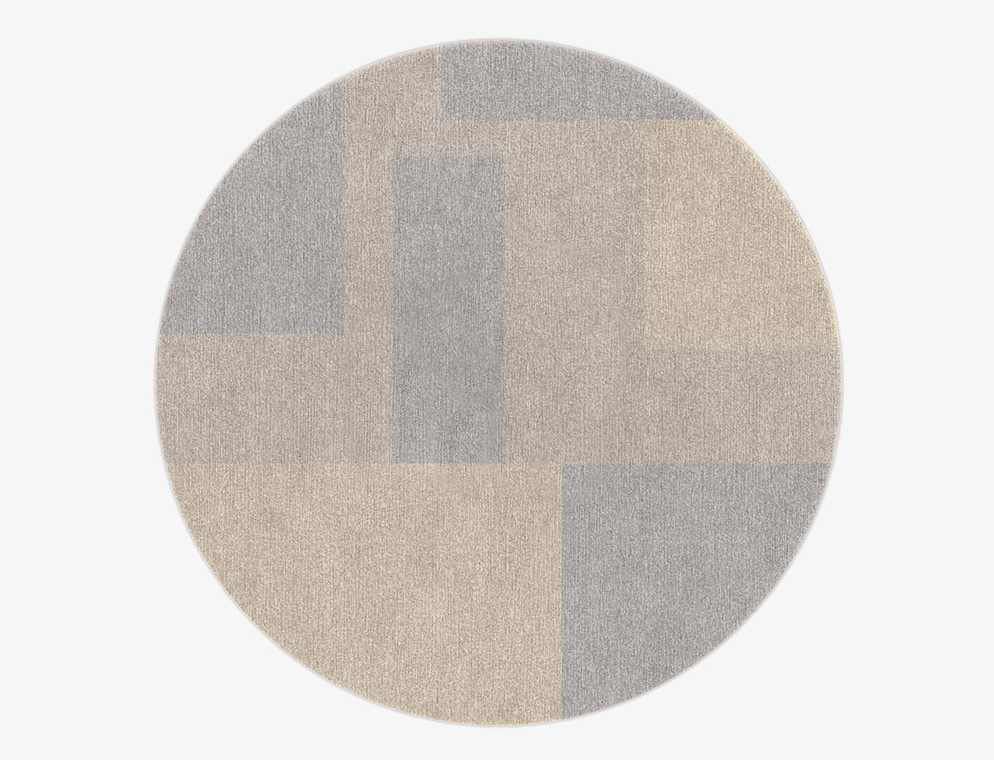 Irusu  Round Hand Knotted Tibetan Wool Custom Rug by Rug Artisan