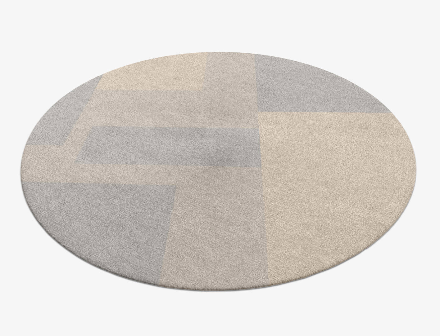 Irusu  Round Hand Knotted Tibetan Wool Custom Rug by Rug Artisan