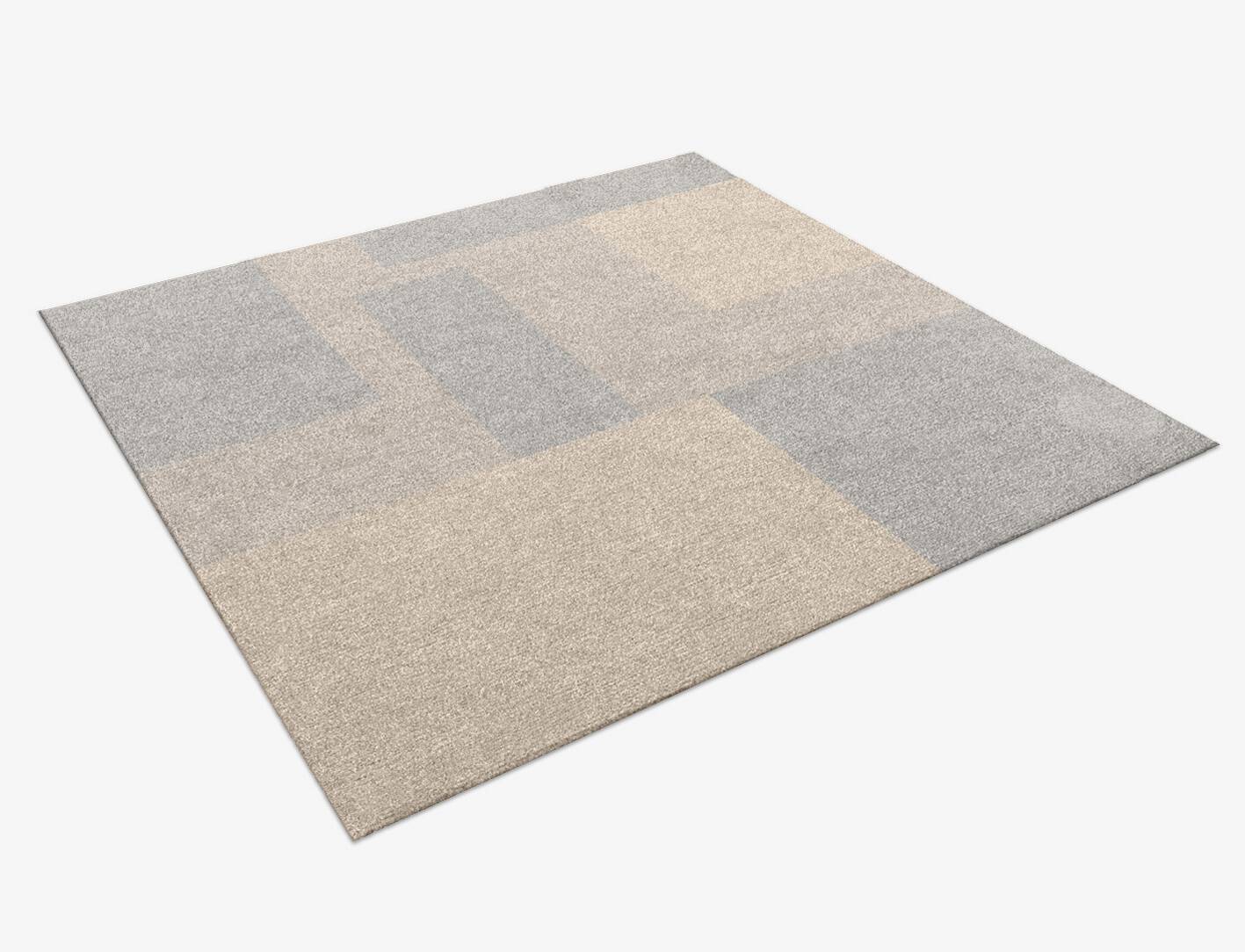 Irusu  Square Hand Knotted Tibetan Wool Custom Rug by Rug Artisan