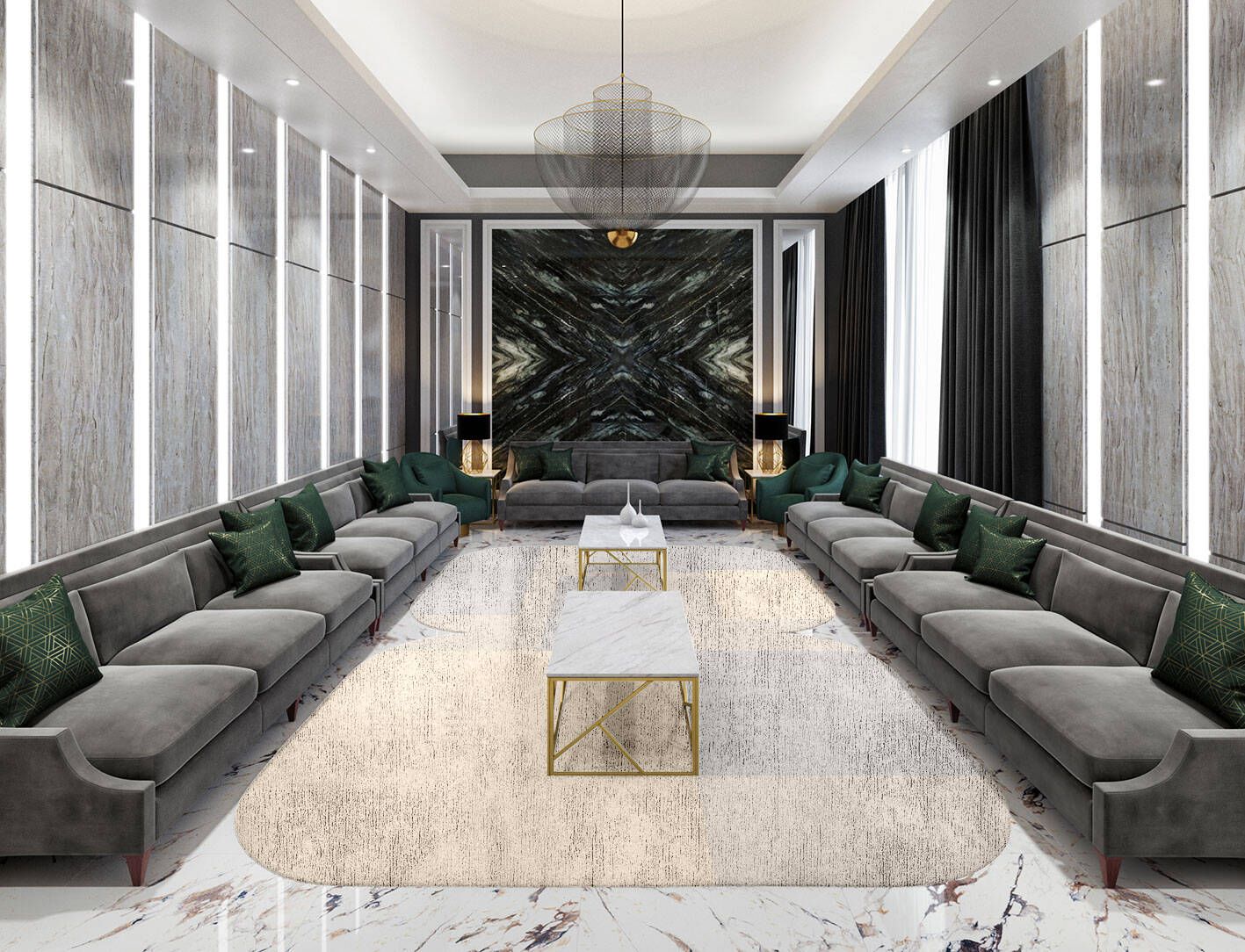 Irusu  Eight Hand Tufted Bamboo Silk Custom Rug by Rug Artisan