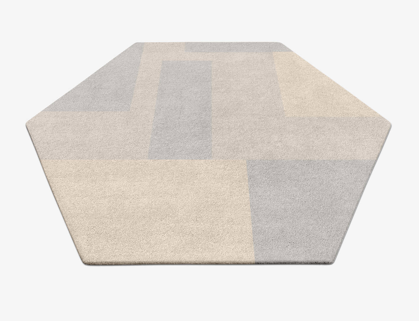 Irusu  Hexagon Hand Tufted Pure Wool Custom Rug by Rug Artisan