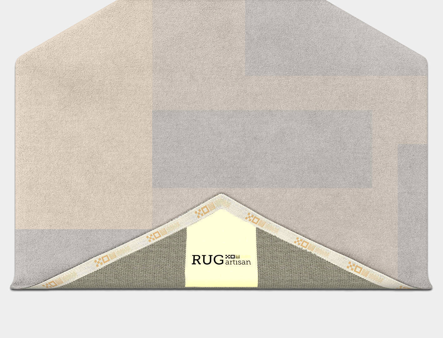 Irusu  Hexagon Hand Tufted Pure Wool Custom Rug by Rug Artisan