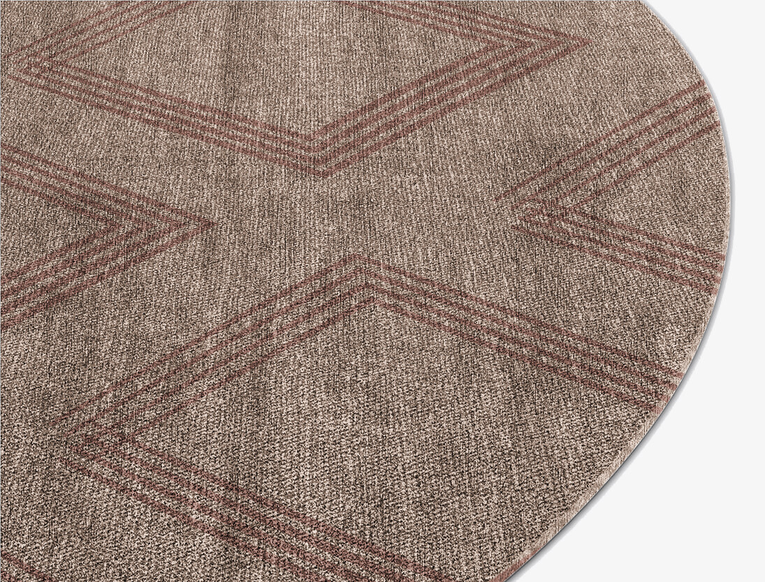 Iteration Minimalist Oval Flatweave Bamboo Silk Custom Rug by Rug Artisan