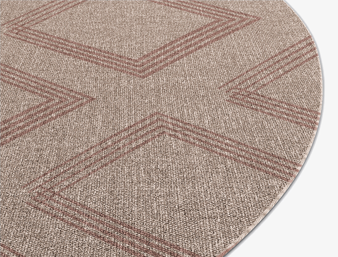 Iteration Minimalist Oval Flatweave New Zealand Wool Custom Rug by Rug Artisan