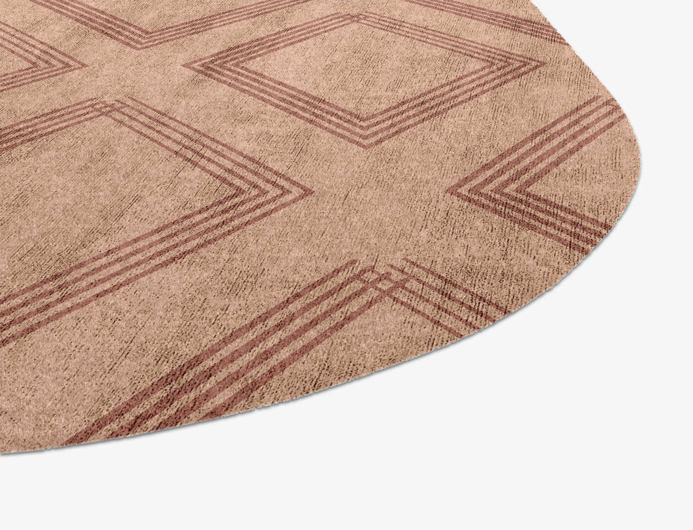 Iteration Minimalist Oblong Hand Knotted Bamboo Silk Custom Rug by Rug Artisan