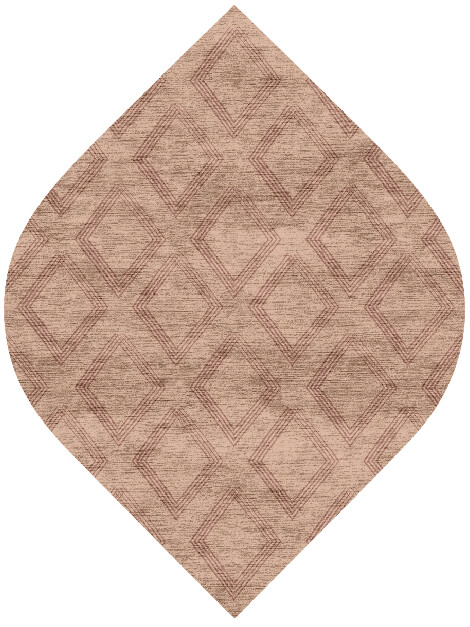 Iteration Minimalist Ogee Hand Knotted Bamboo Silk Custom Rug by Rug Artisan