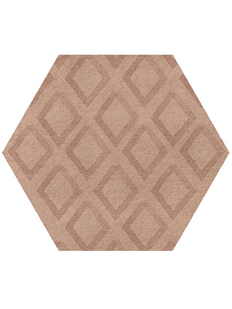 Iteration Minimalist Hexagon Hand Tufted Pure Wool Custom Rug by Rug Artisan