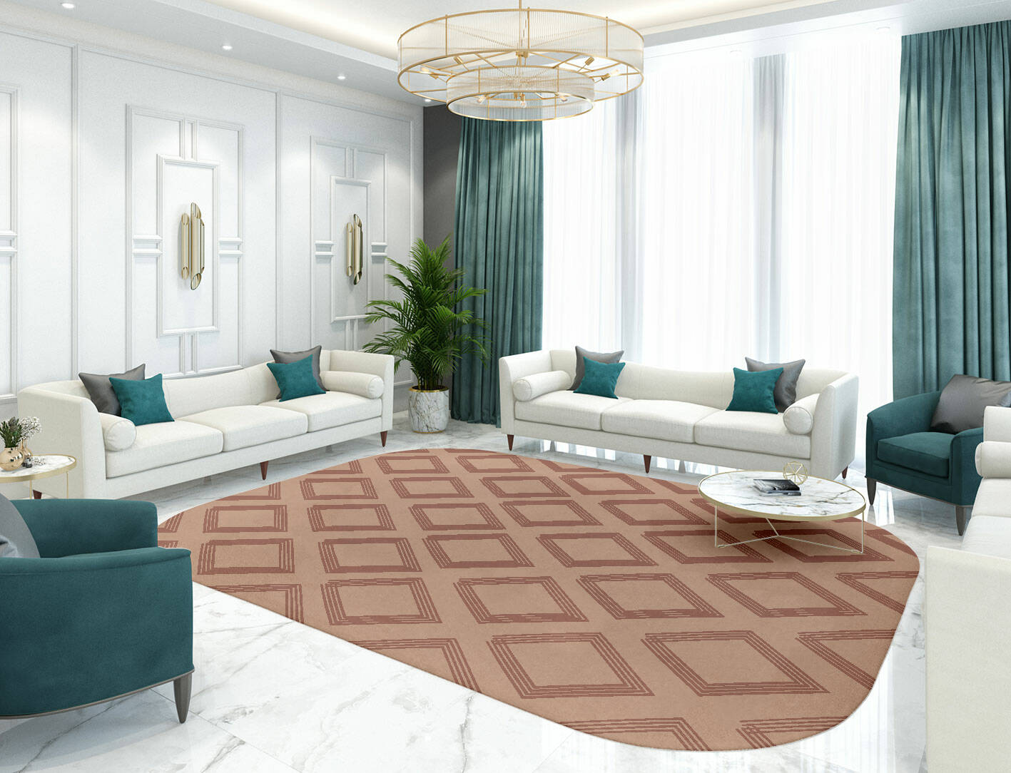 Iteration Minimalist Oblong Hand Tufted Pure Wool Custom Rug by Rug Artisan