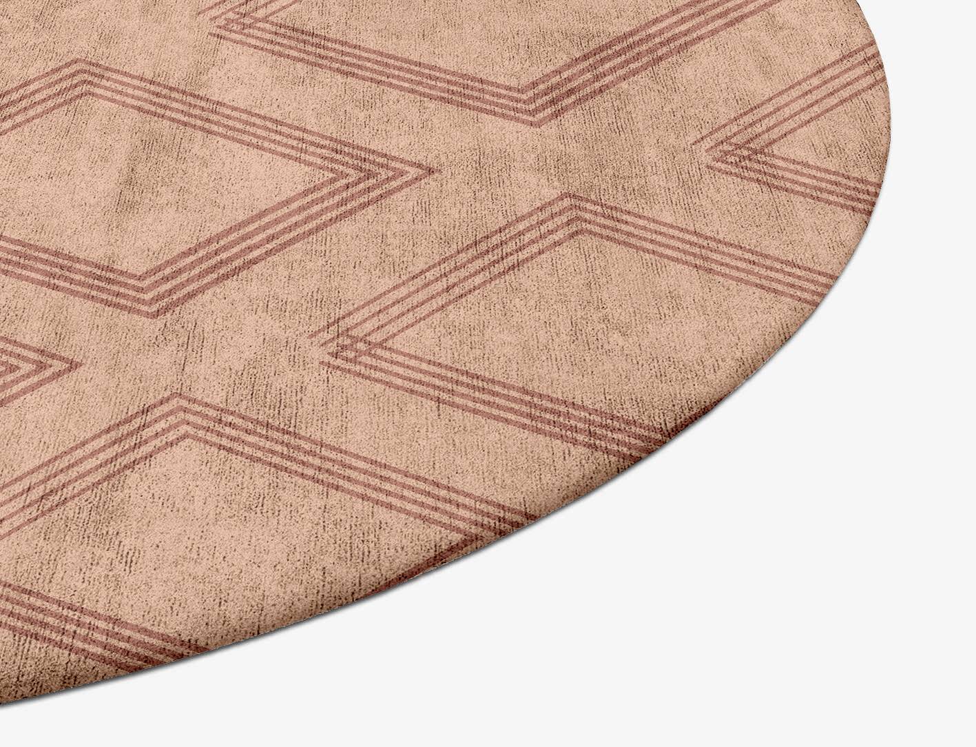 Iteration Minimalist Oval Hand Tufted Bamboo Silk Custom Rug by Rug Artisan