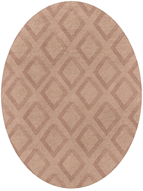 Iteration Minimalist Oval Hand Tufted Pure Wool Custom Rug by Rug Artisan