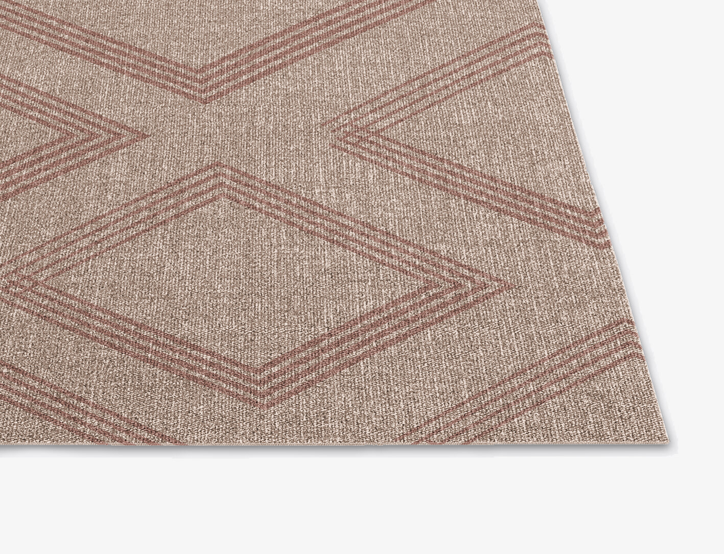 Iteration Minimalist Square Outdoor Recycled Yarn Custom Rug by Rug Artisan