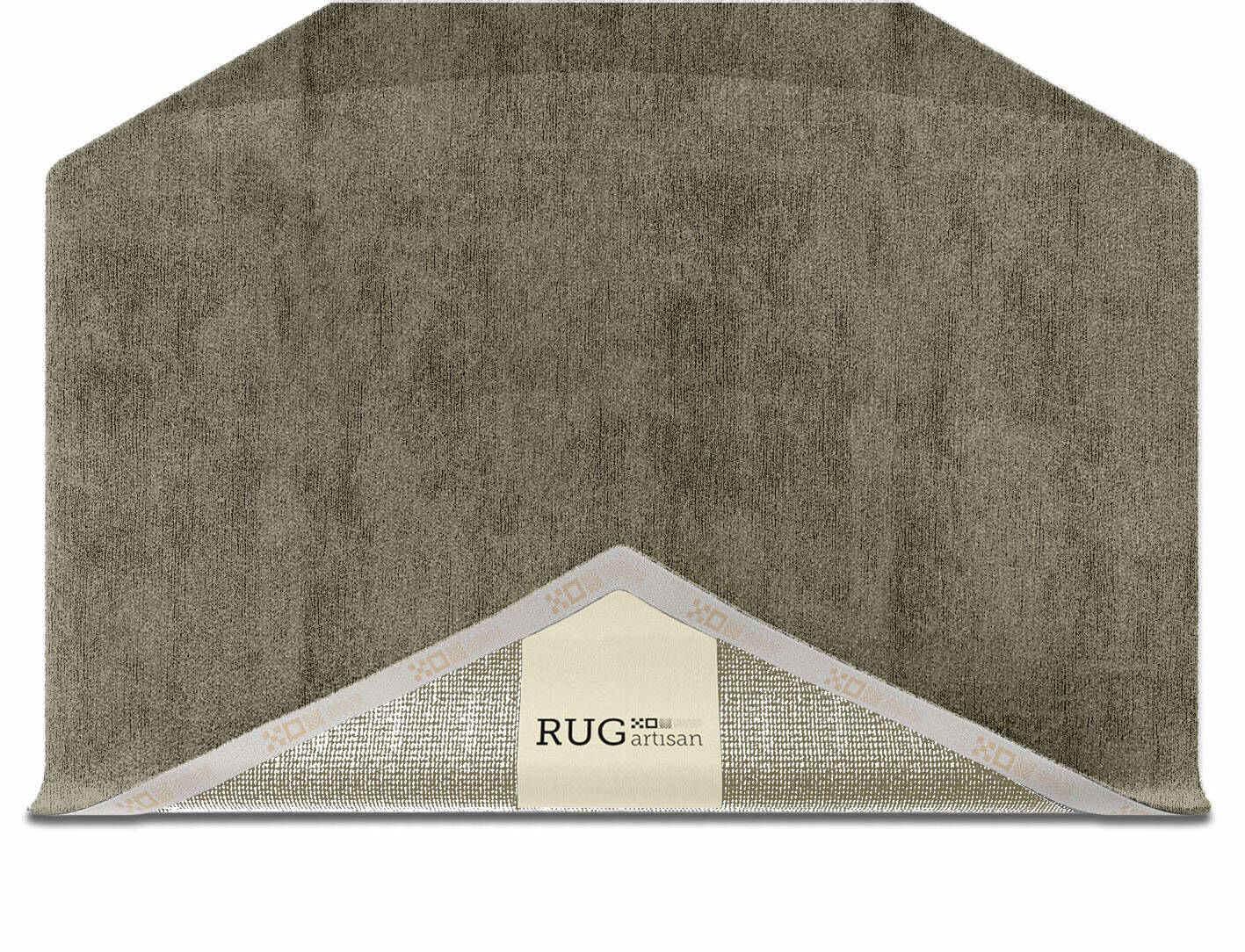 Ives Gradation Hexagon Hand Knotted Bamboo Silk Custom Rug by Rug Artisan