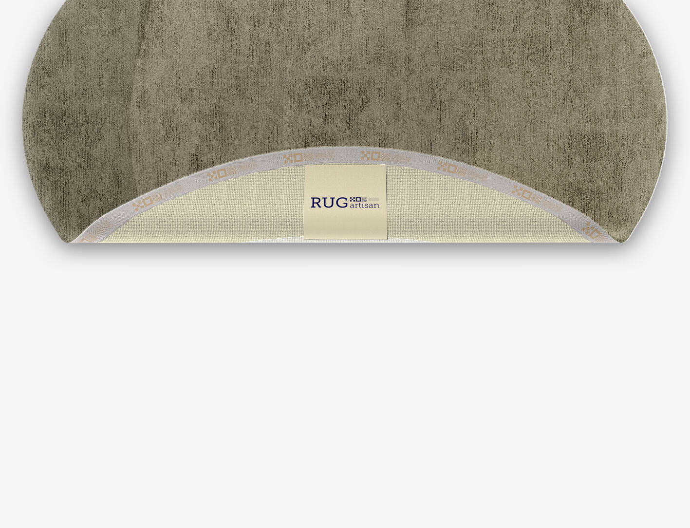Ives Gradation Oval Hand Knotted Bamboo Silk Custom Rug by Rug Artisan