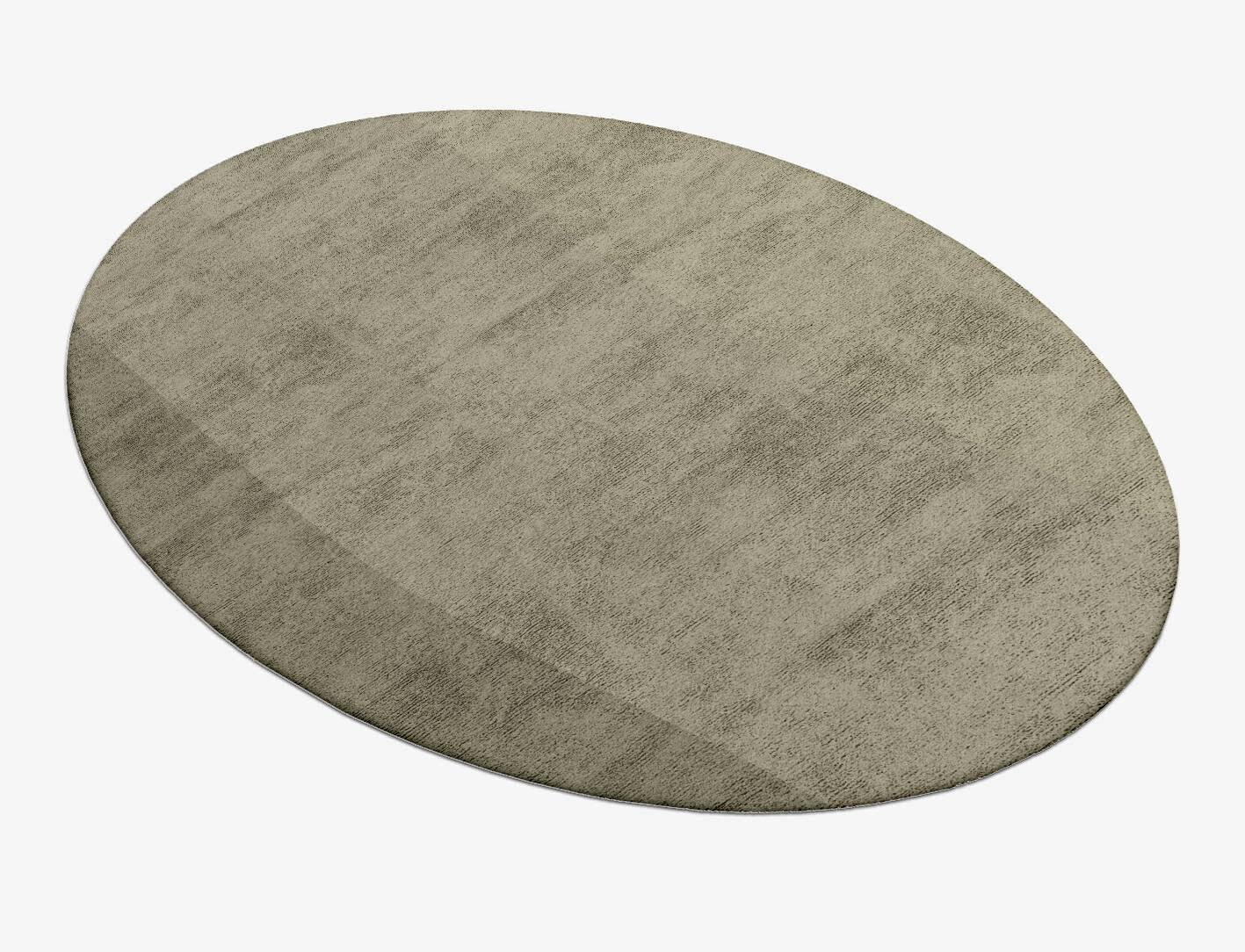 Ives Gradation Oval Hand Tufted Bamboo Silk Custom Rug by Rug Artisan