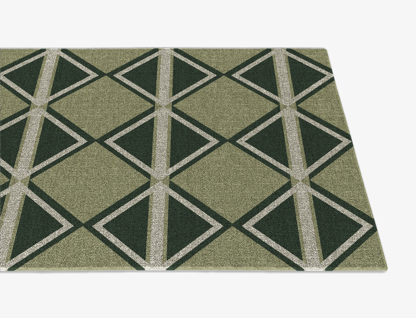 Ivy Geometric Runner Flatweave New Zealand Wool Custom Rug by Rug Artisan