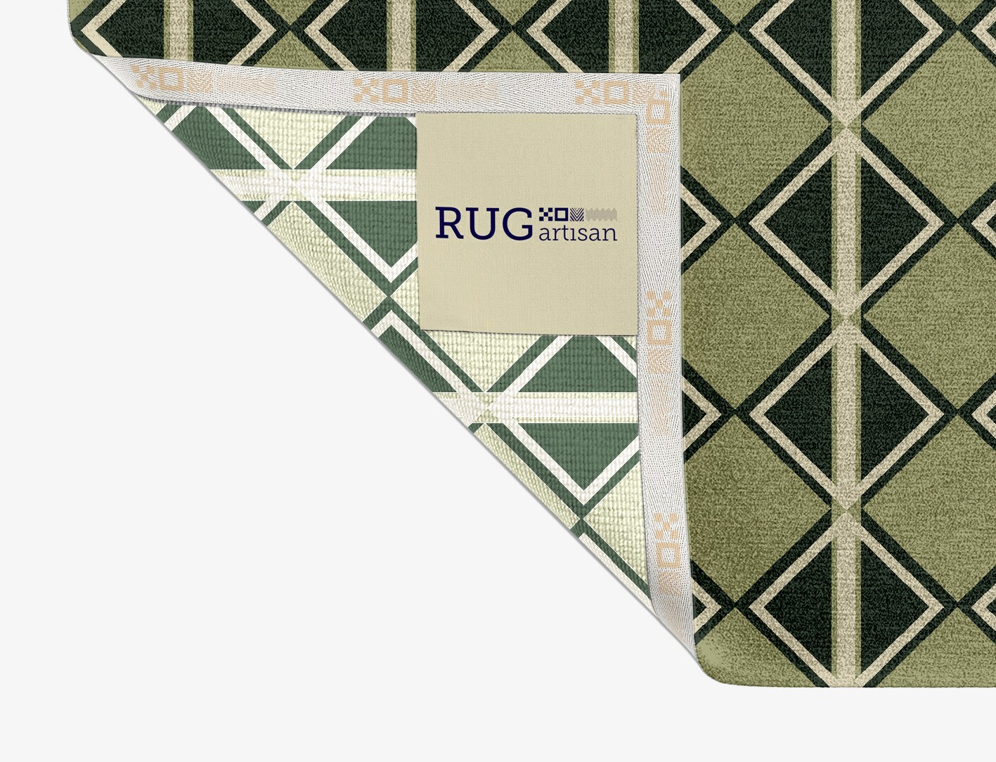 Ivy Geometric Rectangle Hand Knotted Tibetan Wool Custom Rug by Rug Artisan