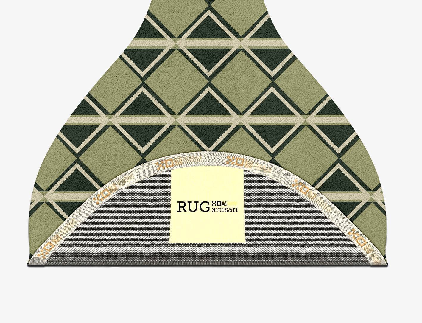 Ivy Geometric Drop Hand Tufted Pure Wool Custom Rug by Rug Artisan