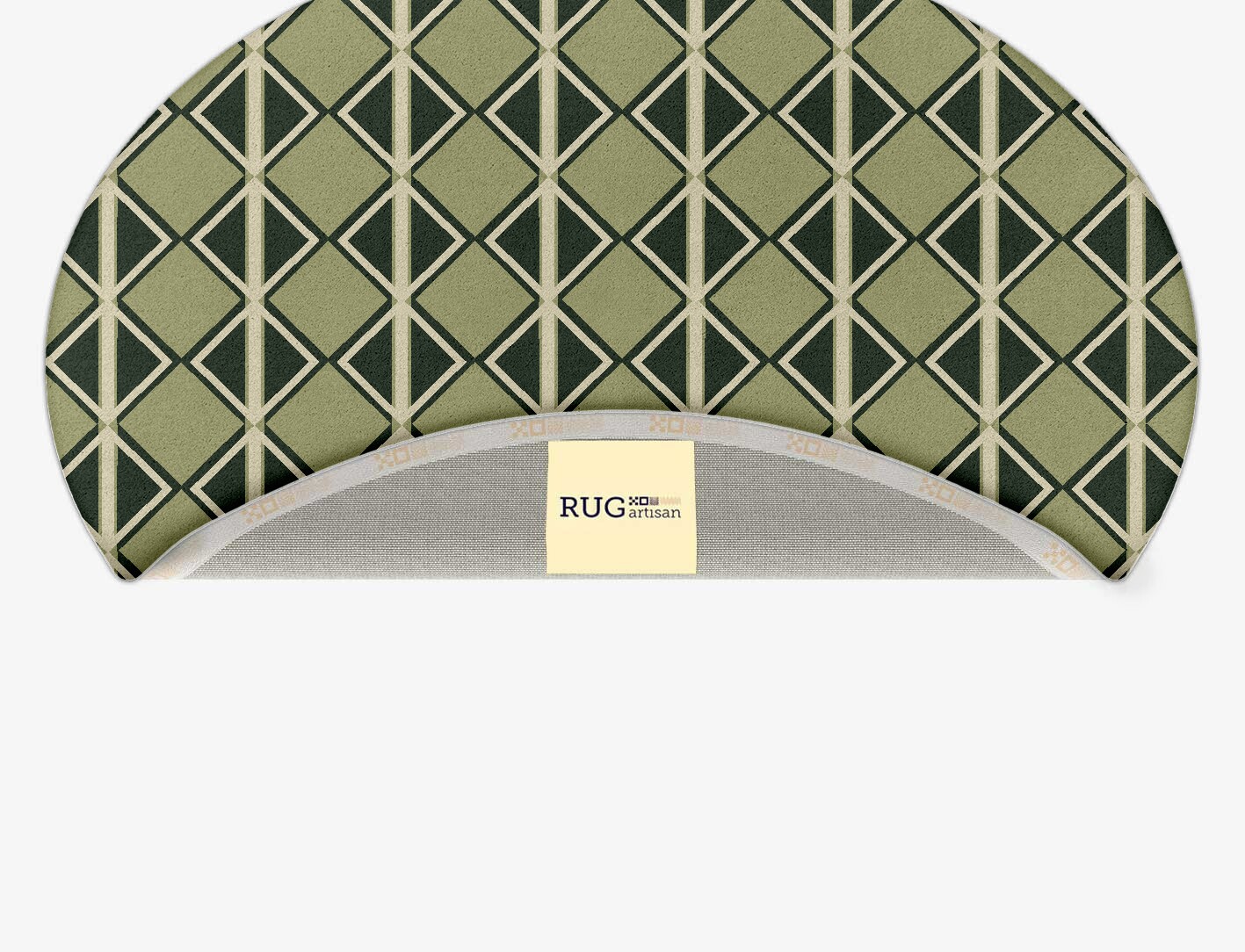 Ivy Geometric Oval Hand Tufted Pure Wool Custom Rug by Rug Artisan