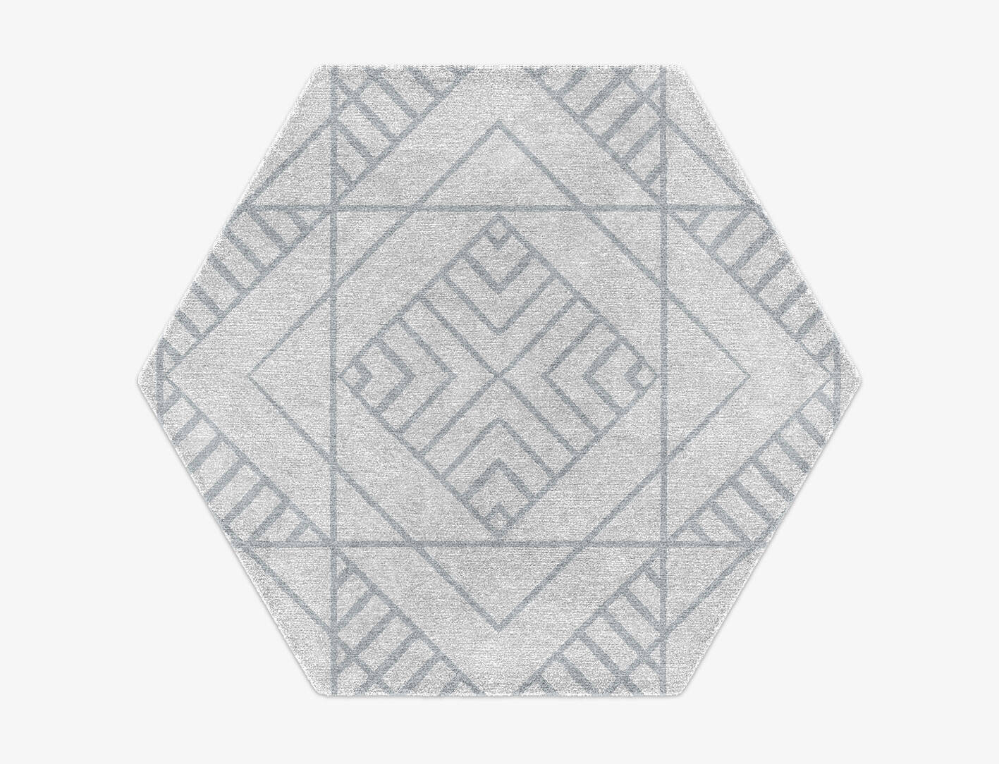 Jack Batik Hexagon Hand Knotted Tibetan Wool Custom Rug by Rug Artisan