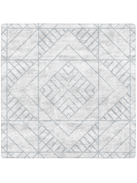 Jack Square Hand Tufted Bamboo Silk custom handmade rug