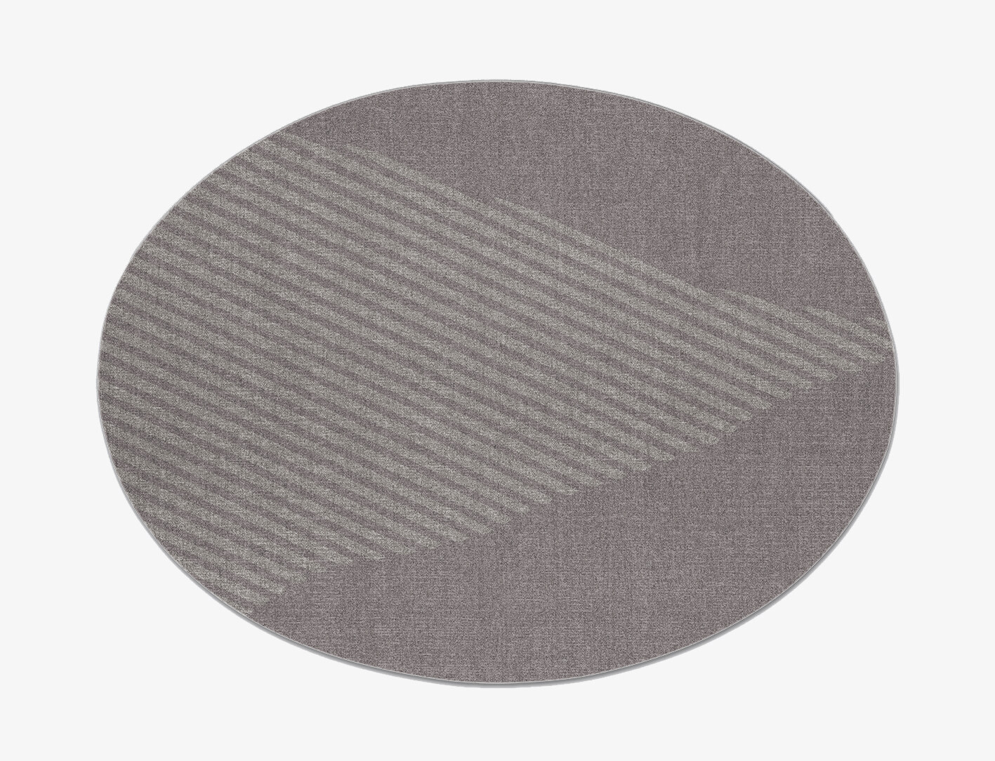 Jamb Minimalist Oval Flatweave New Zealand Wool Custom Rug by Rug Artisan