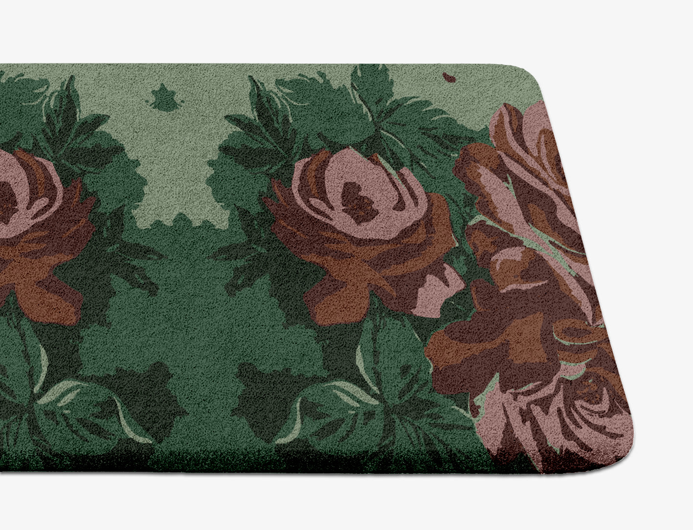 Jarrod Floral Runner Hand Tufted Pure Wool Custom Rug by Rug Artisan