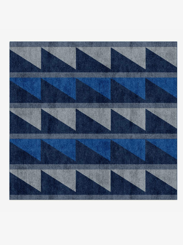 Jaws Kids Square Hand Knotted Bamboo Silk Custom Rug by Rug Artisan