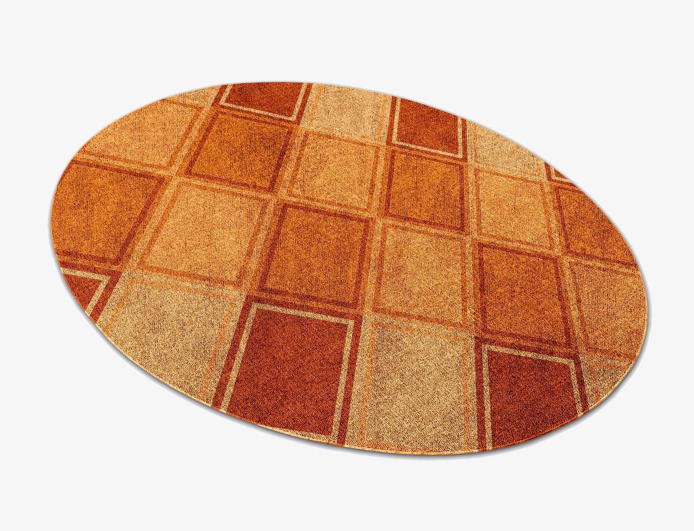 Jellyfish Geometric Oval Flatweave Bamboo Silk Custom Rug by Rug Artisan