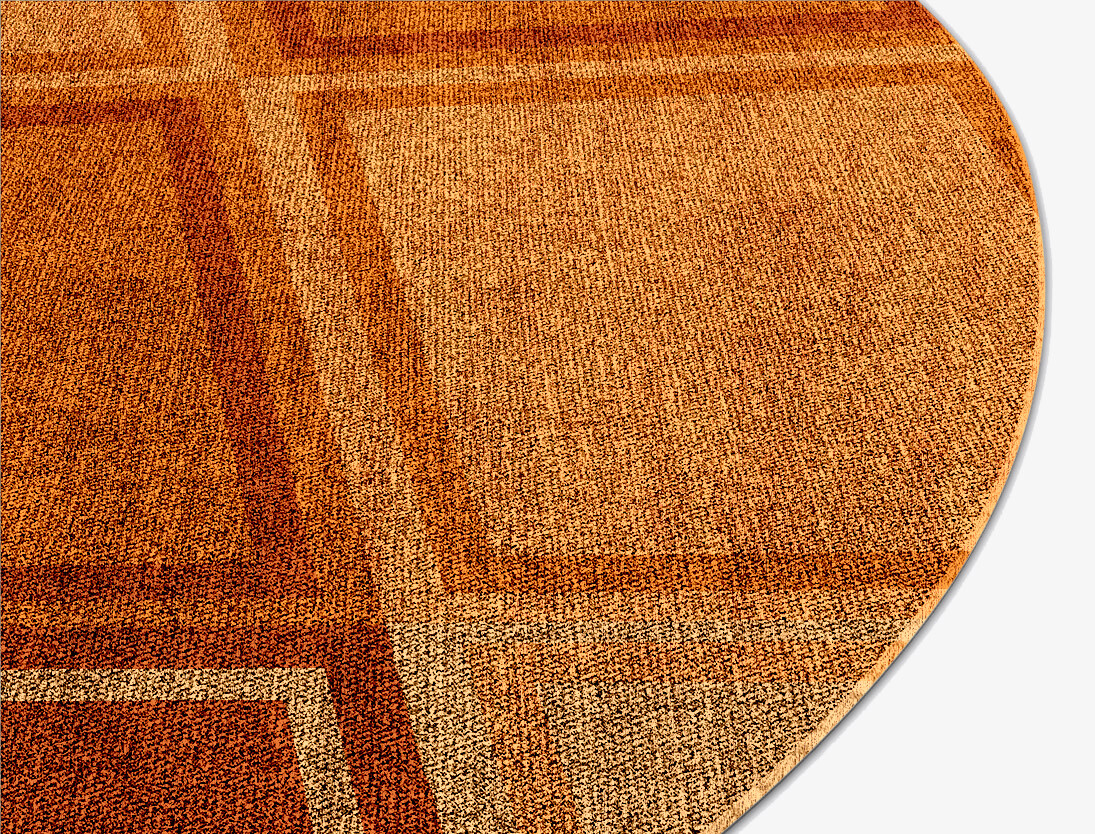 Jellyfish Geometric Oval Flatweave Bamboo Silk Custom Rug by Rug Artisan