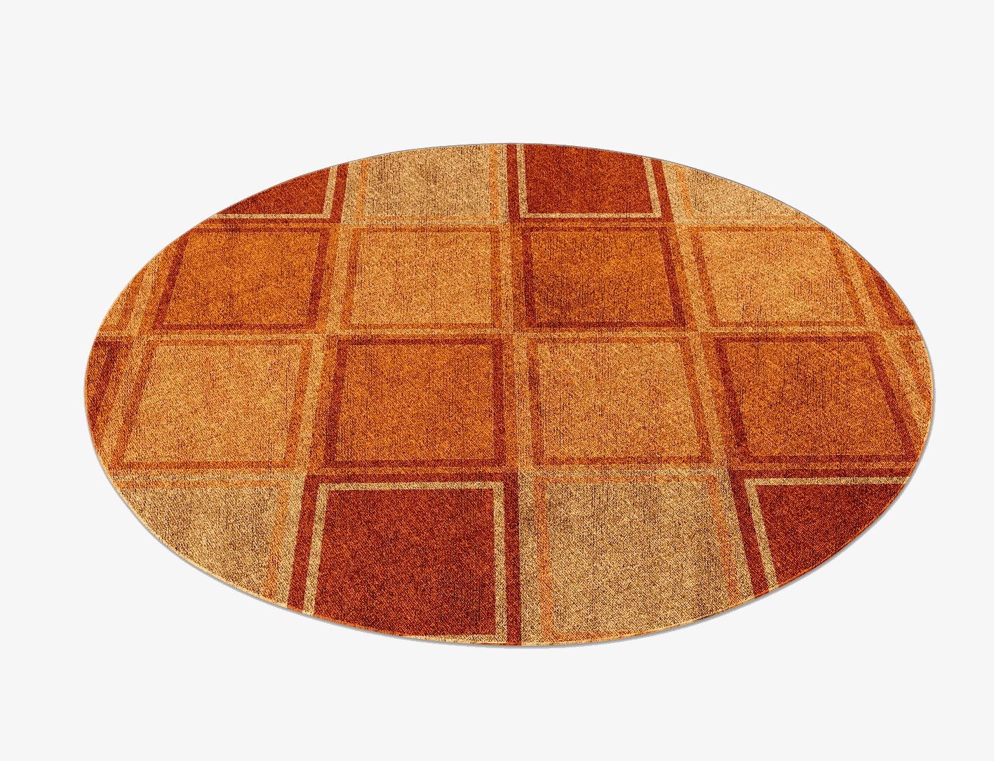 Jellyfish Geometric Round Flatweave Bamboo Silk Custom Rug by Rug Artisan