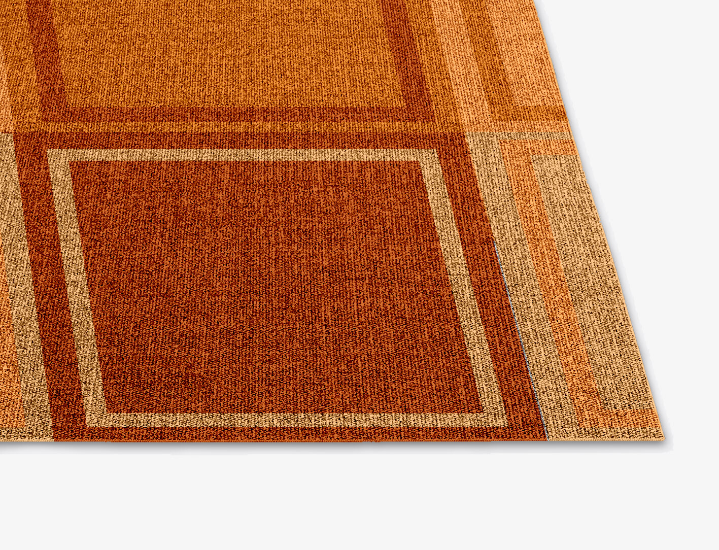 Jellyfish Geometric Square Flatweave New Zealand Wool Custom Rug by Rug Artisan