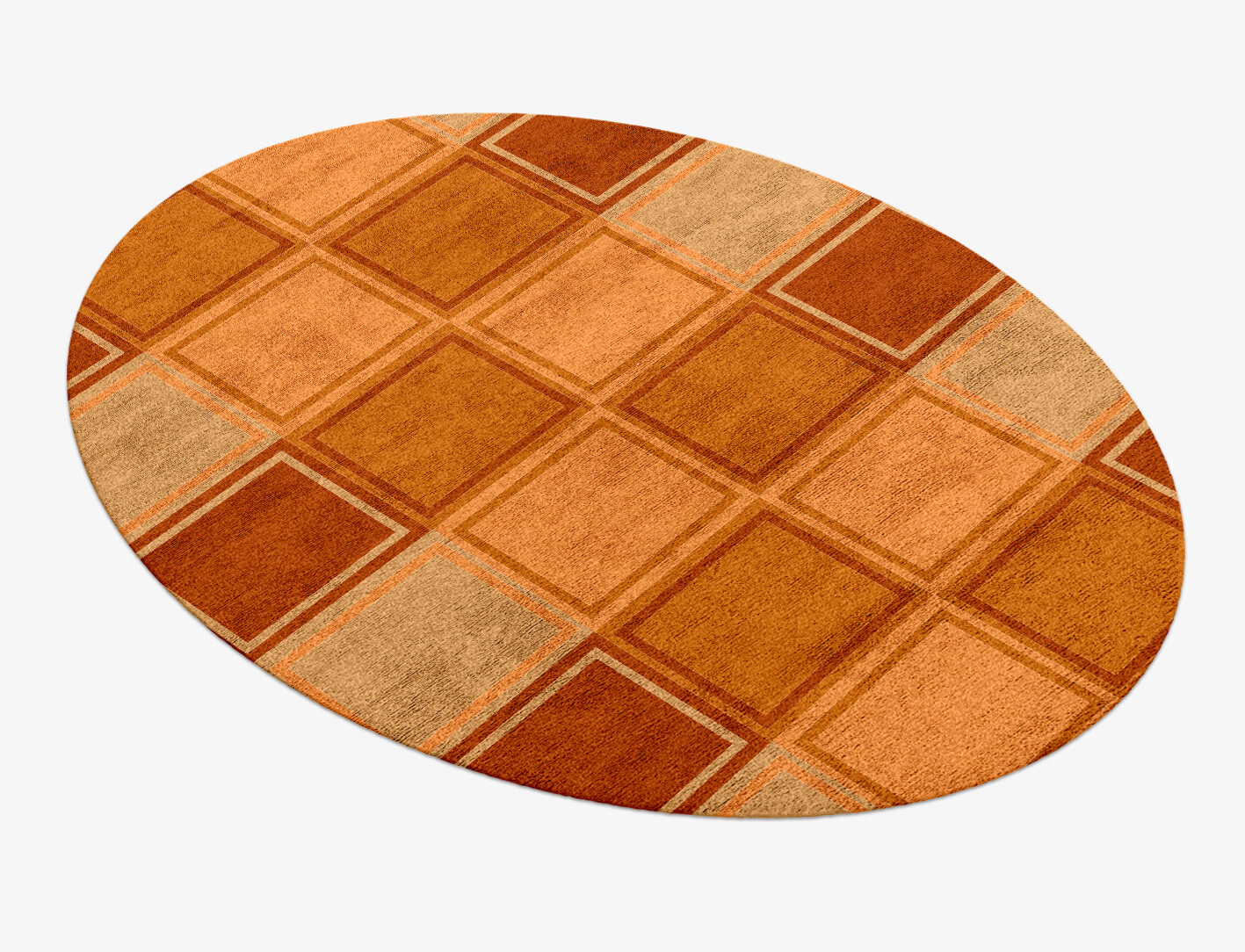 Jellyfish Geometric Oval Hand Knotted Bamboo Silk Custom Rug by Rug Artisan