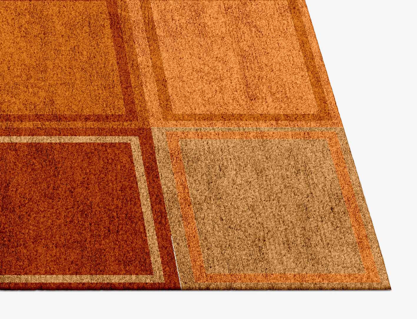 Jellyfish Geometric Rectangle Hand Knotted Bamboo Silk Custom Rug by Rug Artisan