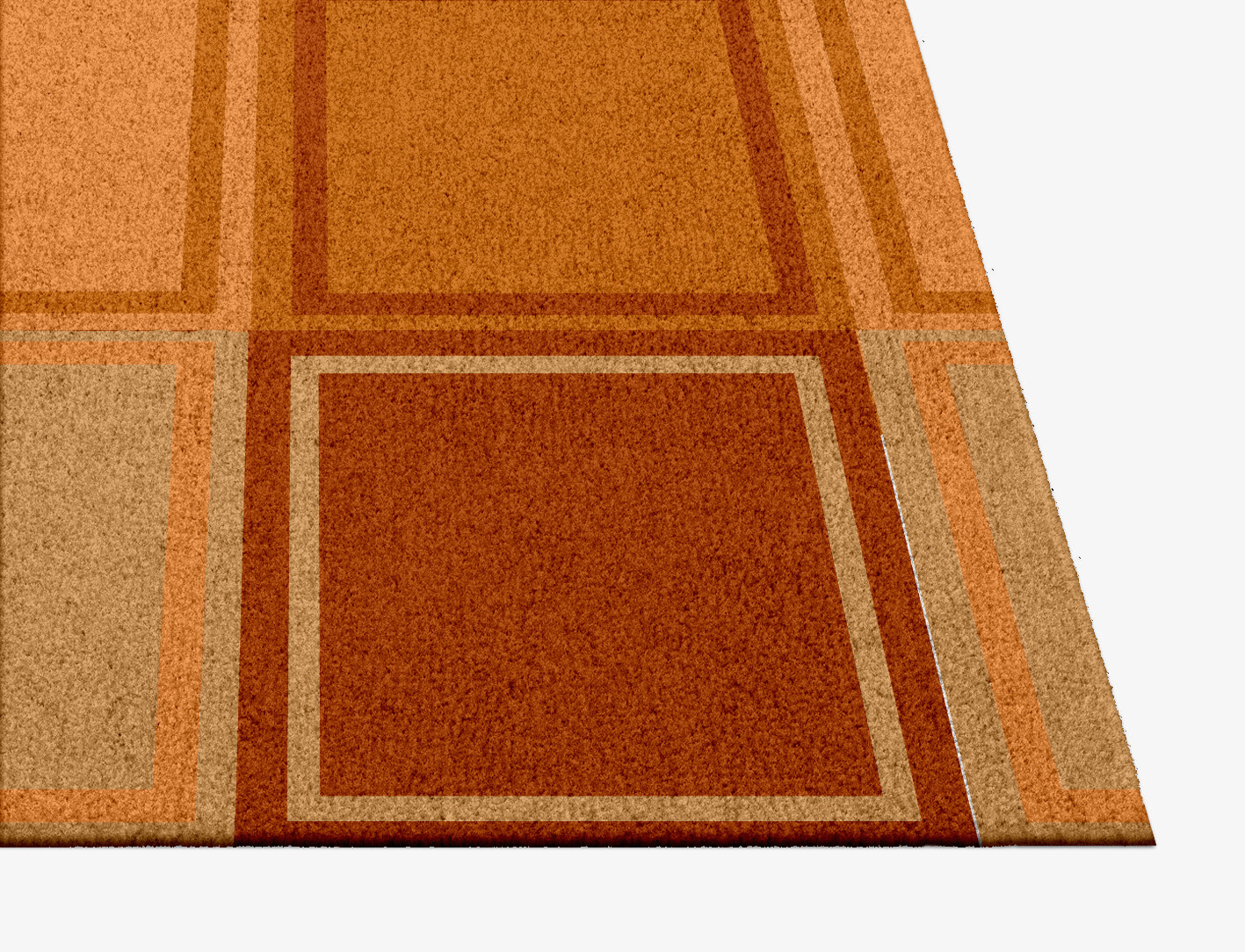 Jellyfish Geometric Square Hand Knotted Tibetan Wool Custom Rug by Rug Artisan