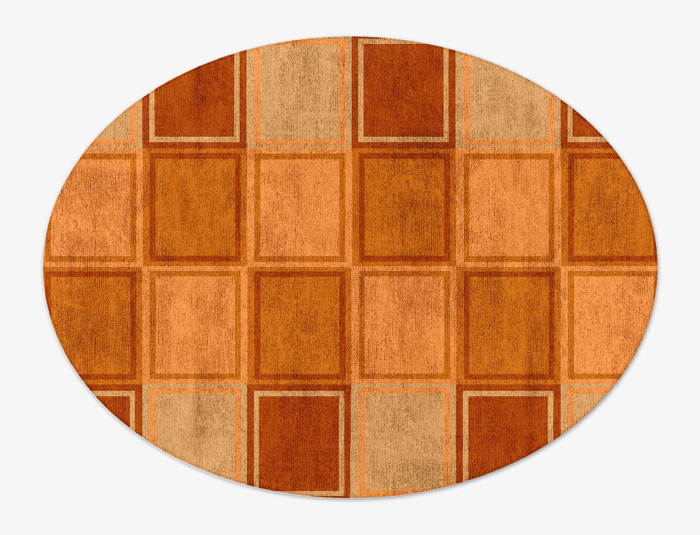 Jellyfish Geometric Oval Hand Tufted Bamboo Silk Custom Rug by Rug Artisan