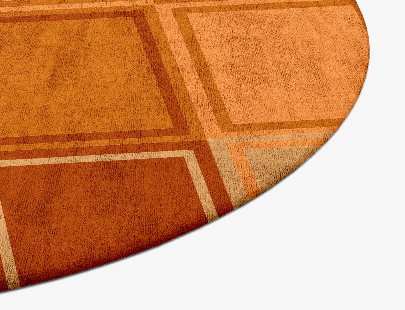 Jellyfish Geometric Oval Hand Tufted Bamboo Silk Custom Rug by Rug Artisan