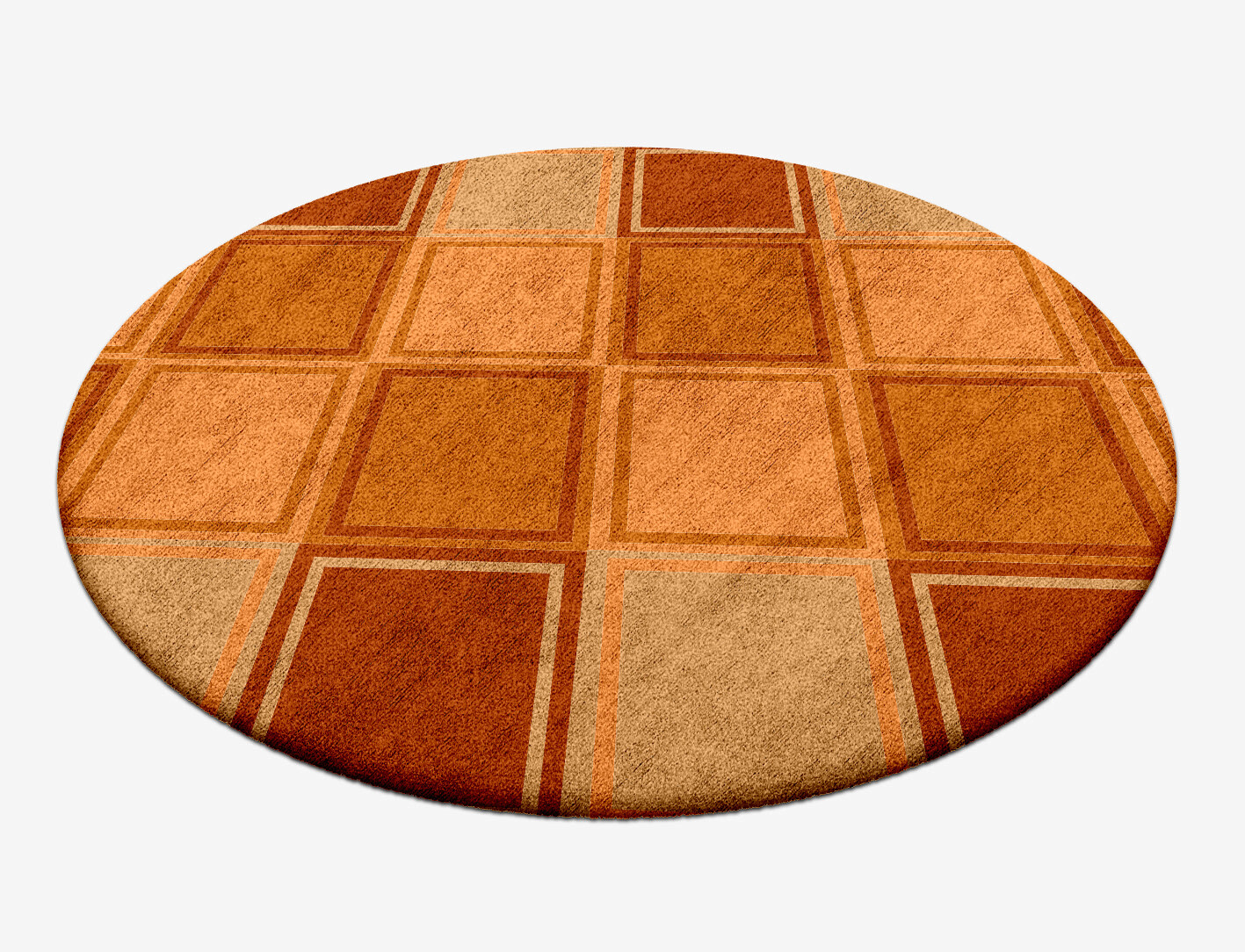 Jellyfish Geometric Round Hand Tufted Bamboo Silk Custom Rug by Rug Artisan
