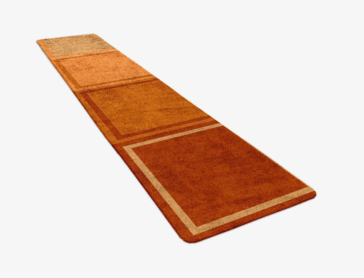 Jellyfish Geometric Runner Hand Tufted Bamboo Silk Custom Rug by Rug Artisan