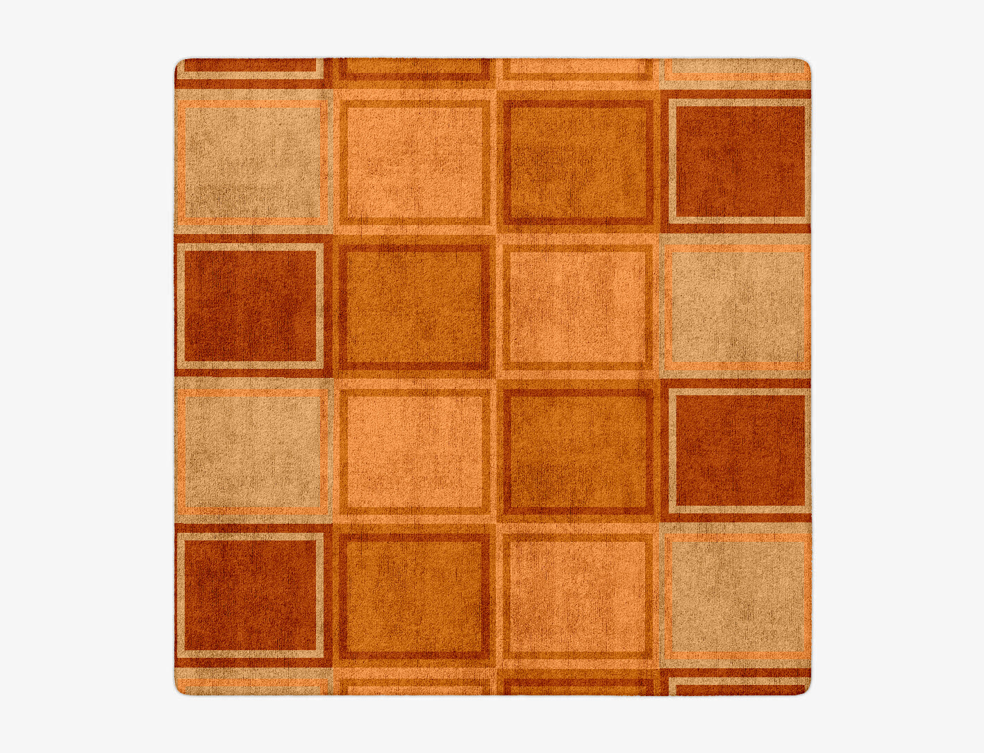 Jellyfish Geometric Square Hand Tufted Bamboo Silk Custom Rug by Rug Artisan
