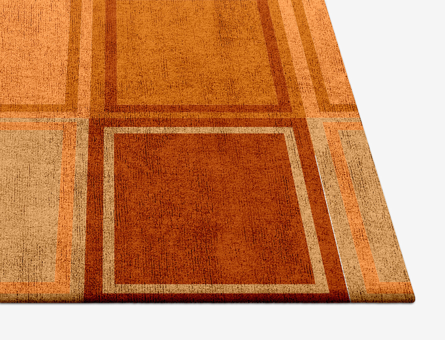 Jellyfish Geometric Square Hand Tufted Bamboo Silk Custom Rug by Rug Artisan
