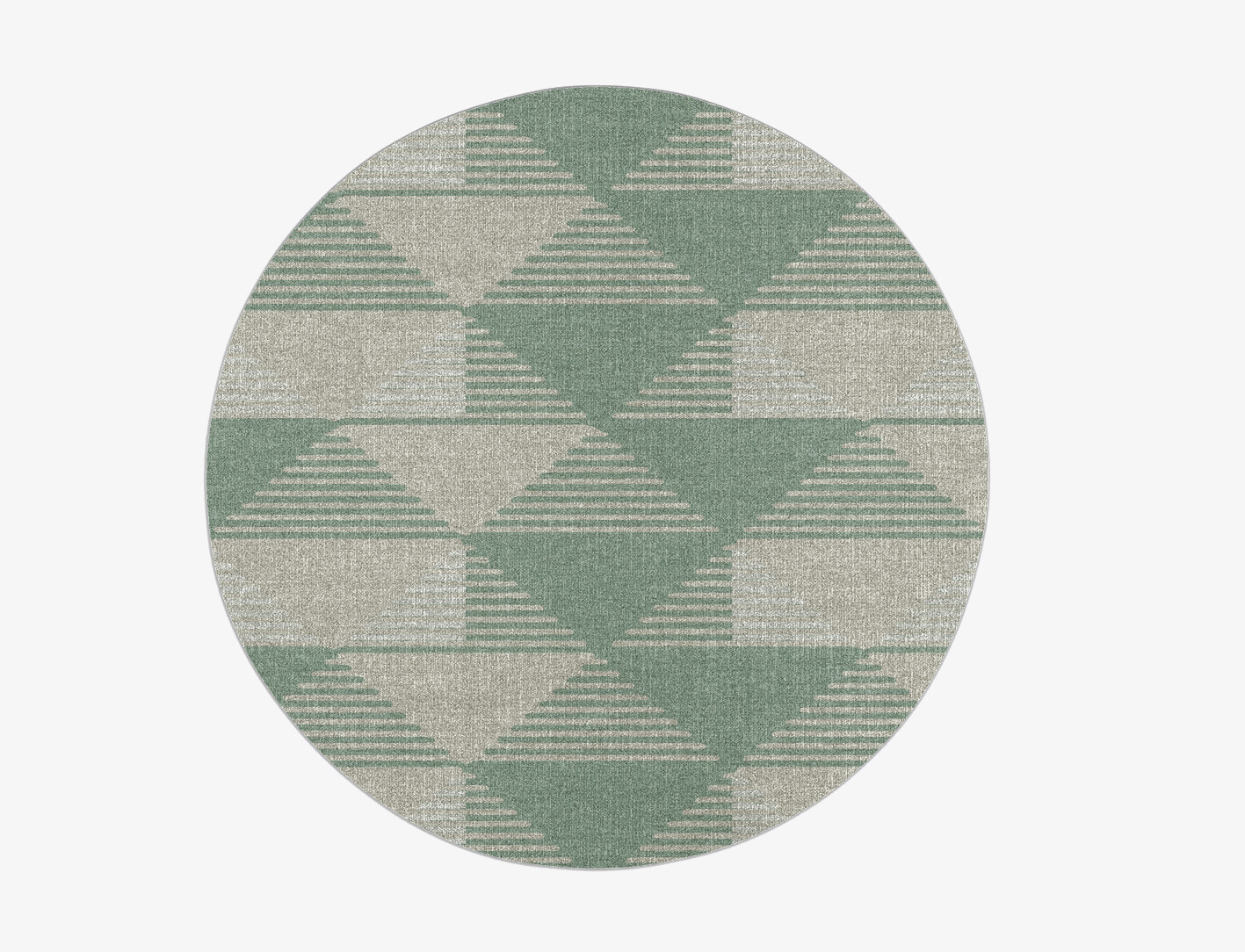 Jive Minimalist Round Flatweave New Zealand Wool Custom Rug by Rug Artisan