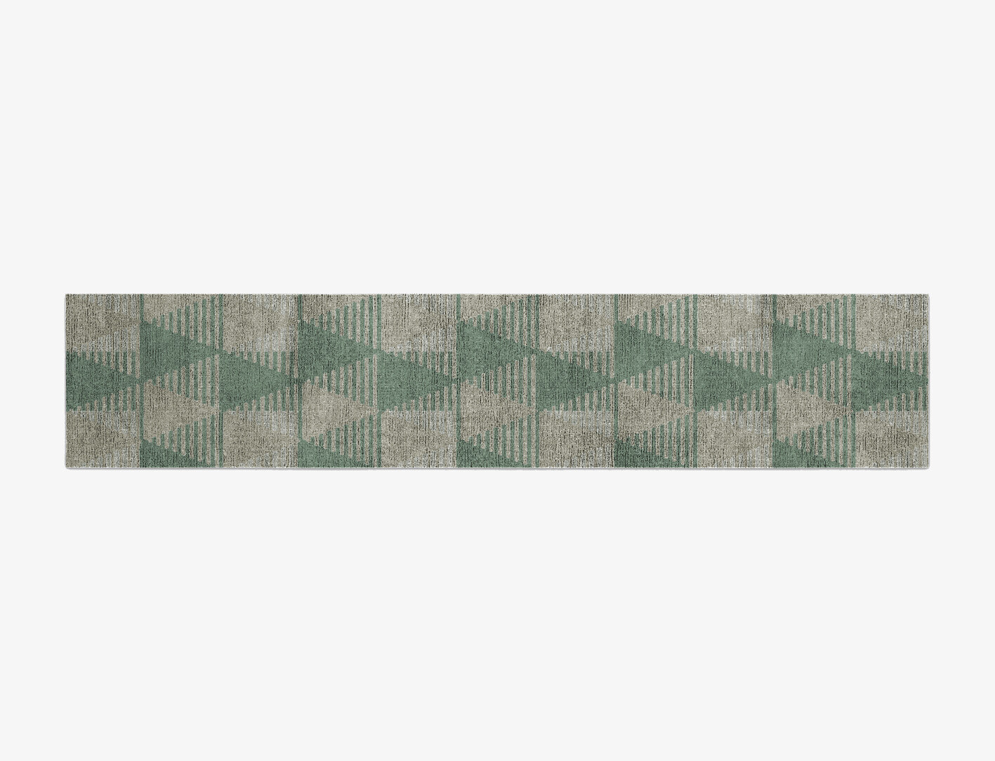 Jive Minimalist Runner Flatweave Bamboo Silk Custom Rug by Rug Artisan