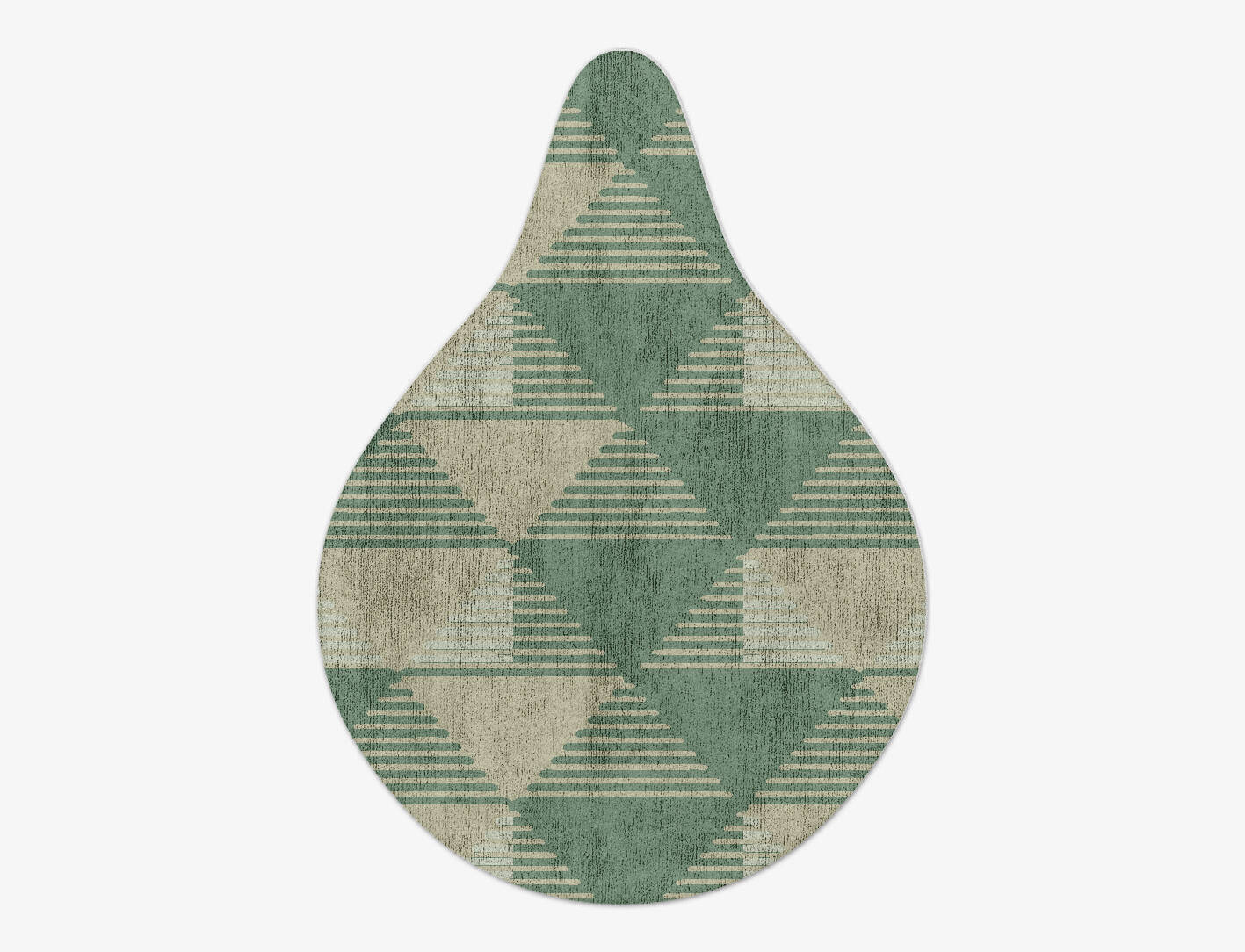 Jive Minimalist Drop Hand Tufted Bamboo Silk Custom Rug by Rug Artisan