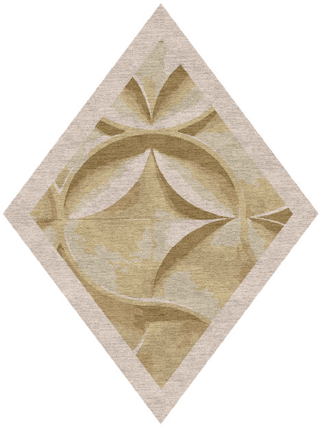 Jomon Origami Diamond Hand Knotted Tibetan Wool Custom Rug by Rug Artisan