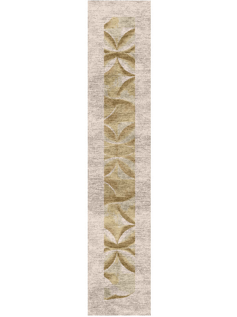 Jomon Origami Runner Hand Knotted Bamboo Silk Custom Rug by Rug Artisan