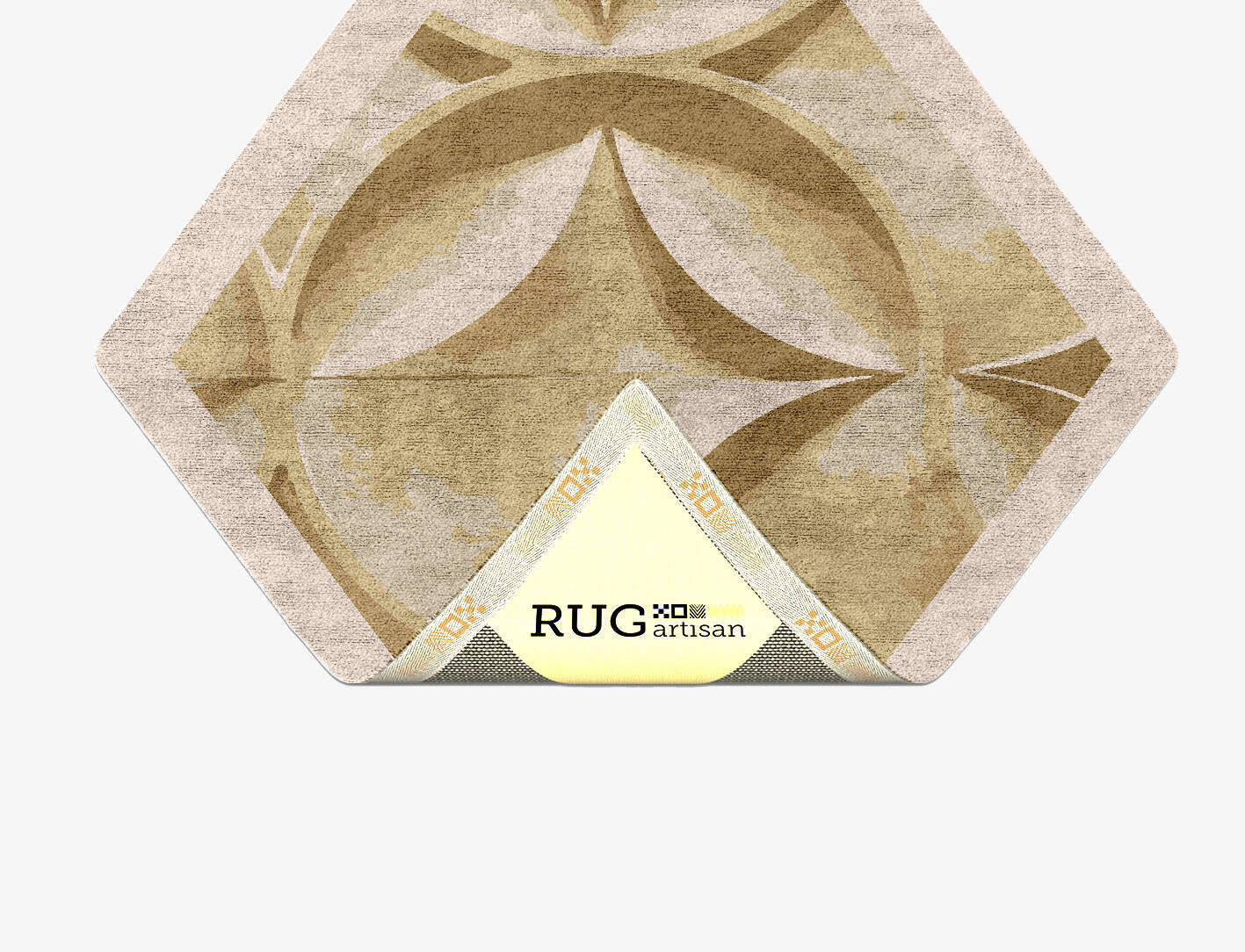 Jomon Origami Diamond Hand Tufted Bamboo Silk Custom Rug by Rug Artisan